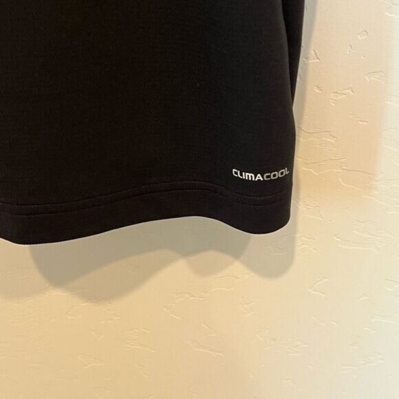 Adidas UCLA Mens Black Polo Shirt W/ Embroidered Logo & Reflective Sleeves Size - Picture 5 of 11